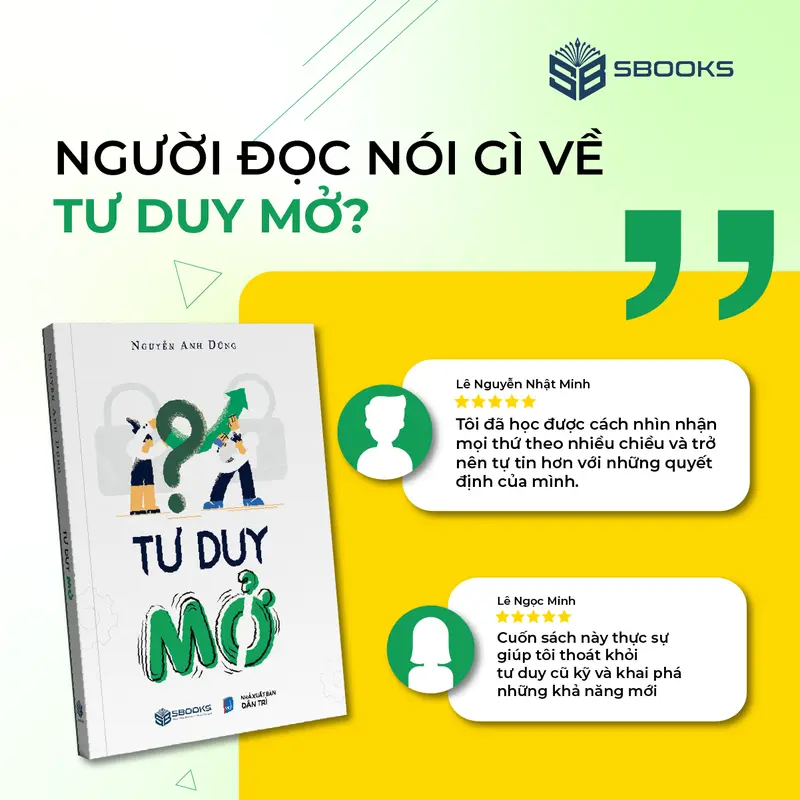 Sách - Tư Duy Mở (Nguyễn Anh Dũng) - SBOOKS 6