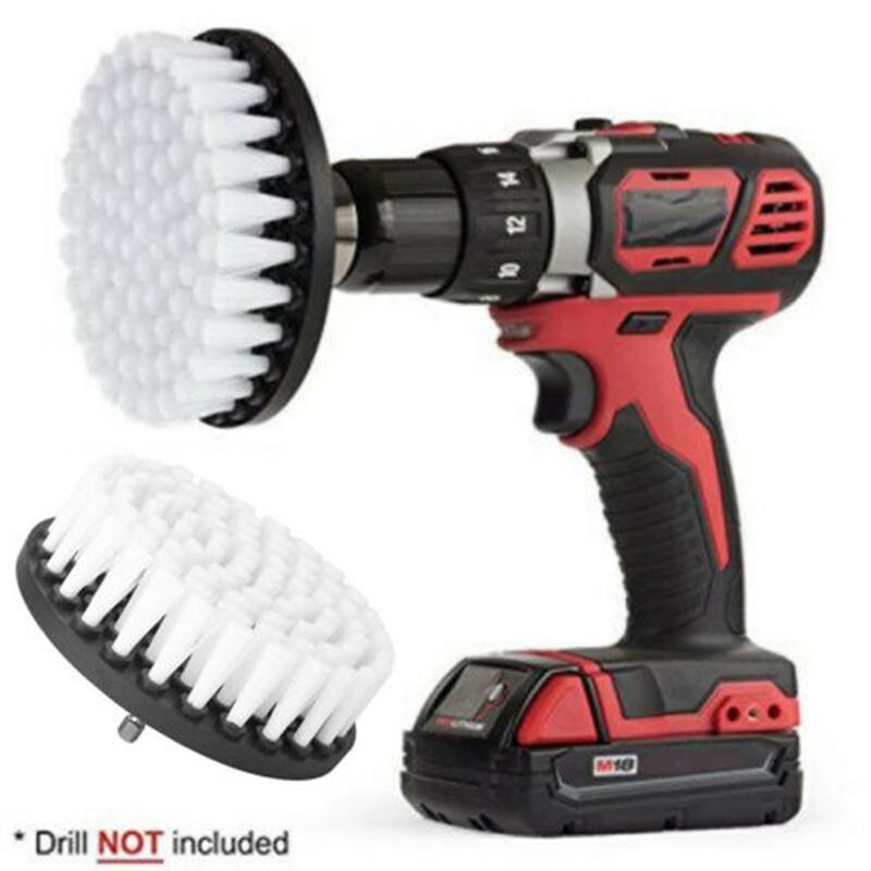 4in Electric Drill Brush For Carpet Tile Leather Upholstery Cleaning Attachment 0