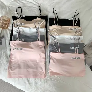 UMISUKA Kemben Bralette Bra Wanita Ada Cup Busa Tipis Tanpa Kawat Seamless Pakaian Dalam Bahan Nilon Ice Silk Import Tanktop BH Fashion Korea Jola Svella Tally