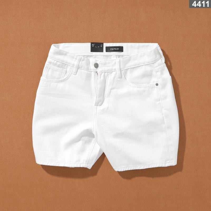 Quần short trên gối Mã_R4411, gam màu trắng, dễ phối đồ, phong cách cá tính - PAPAZI