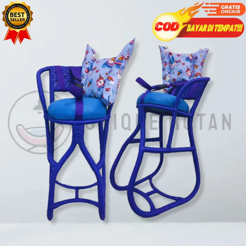 Kursi Boncengan Anak Motor Matic Rotan Mulus Free Sabuk dan Bantal Stang 4