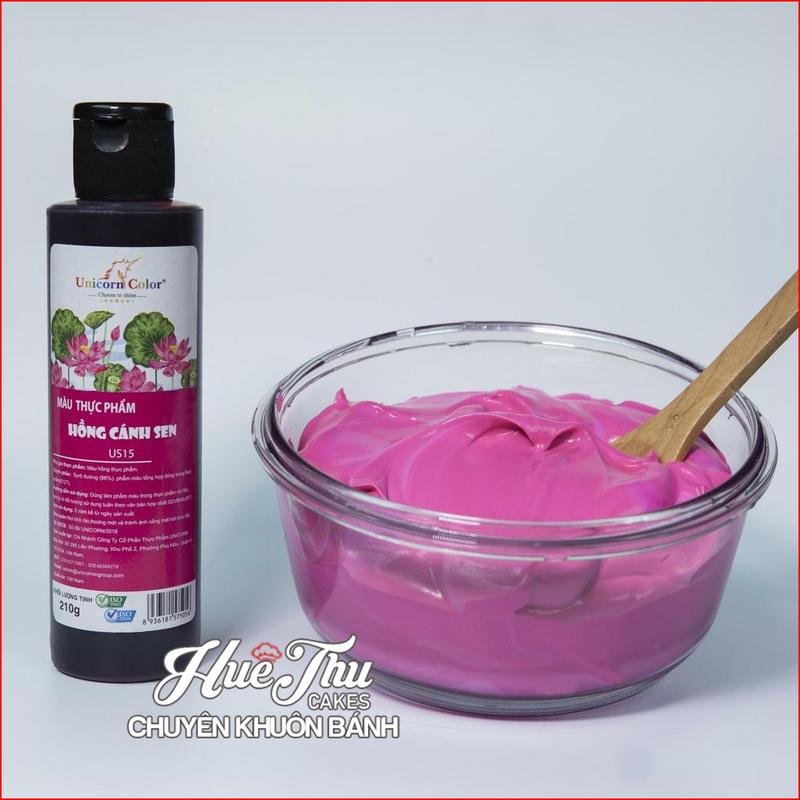 Màu thực phẩm Unicorn làm bánh rau câu, bánh kem 210g (24 màu) - Hàng chính hãng