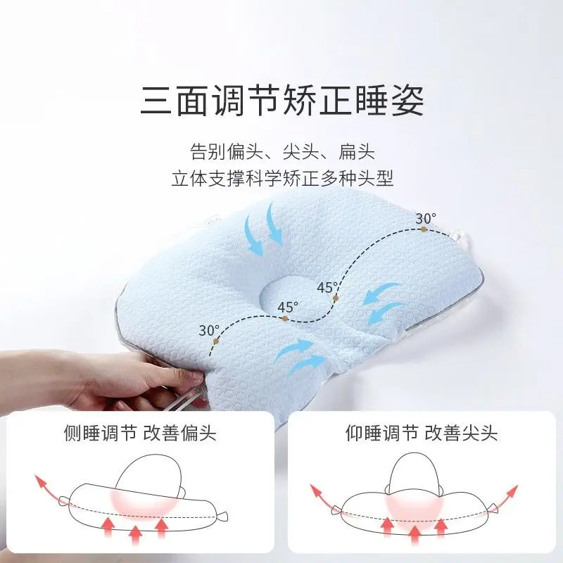 Gối Định Hình Cho Em Bé, Năm 2025, Thích Hợp Cho Trẻ Sơ Sinh 0-6 Tháng Tuổi, Giảm Giận Dữ, Chỉnh Sửa Loại Đầu, Chống Nghiêng, Thoáng Khí, Phù Hợp Với Mọi Mùa 4