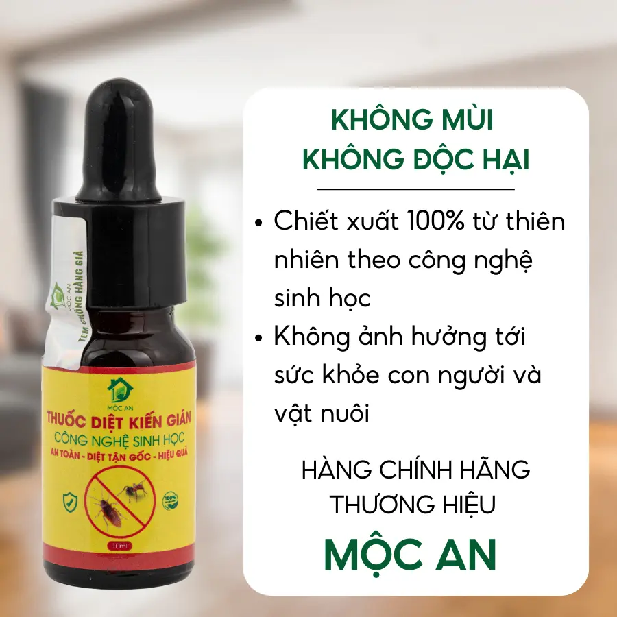 Thuốc Diệt Kiến Gián Học MỘC AN 100% Diệt Tận Gốc Hiệu Quả, Diệt Kiến Nhanh Chóng An Toàn