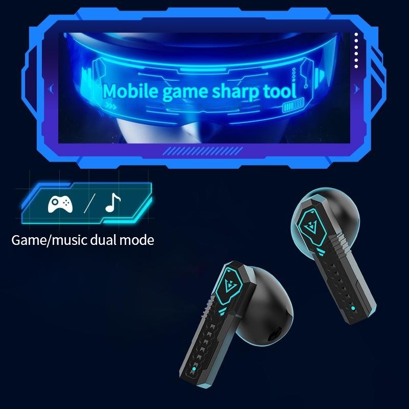 Tai nghe không dây X37 nâng cấp năm 2025 Bluetooth 5.3 Type-C Vỏ sạc Tai nghe chơi game chống ồn 7