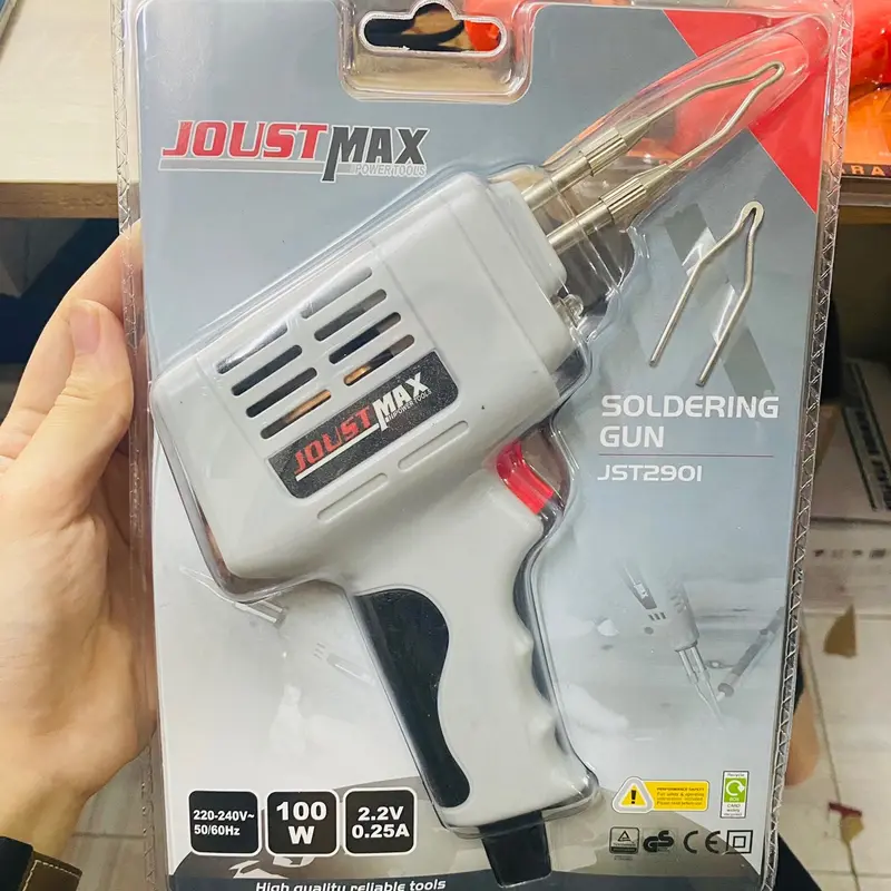 Mỏ Hàn Xung Soldering GUN JOUST MAX 100W JS2901(Tặng 1 đầu mỏ) mỏhàn thi 2