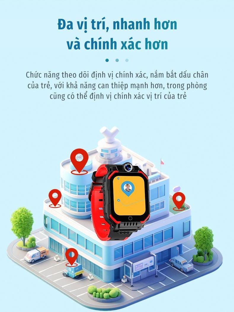 Product Introduction of Đồng hồ thông minh cho trẻ em, hỗ trợ lắp sim, theo dõi định vị, loa lớn, tuổi thọ pin dài, chống nước IPX7, thân đồng hồ có thể tháo rời, xoay 360 độ, dung lượng pin 700mAh, màn hình bảo vệ mắt, lỗi 1 đổi 1 trong 7 ngày, bảo hành 1 năm smart watch 10