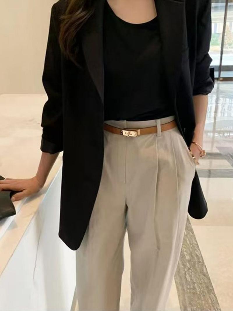 Product Introduction of New waist lock, narrow belt, long shirt and skirt decoration, elastic and adjustable small belt. 28