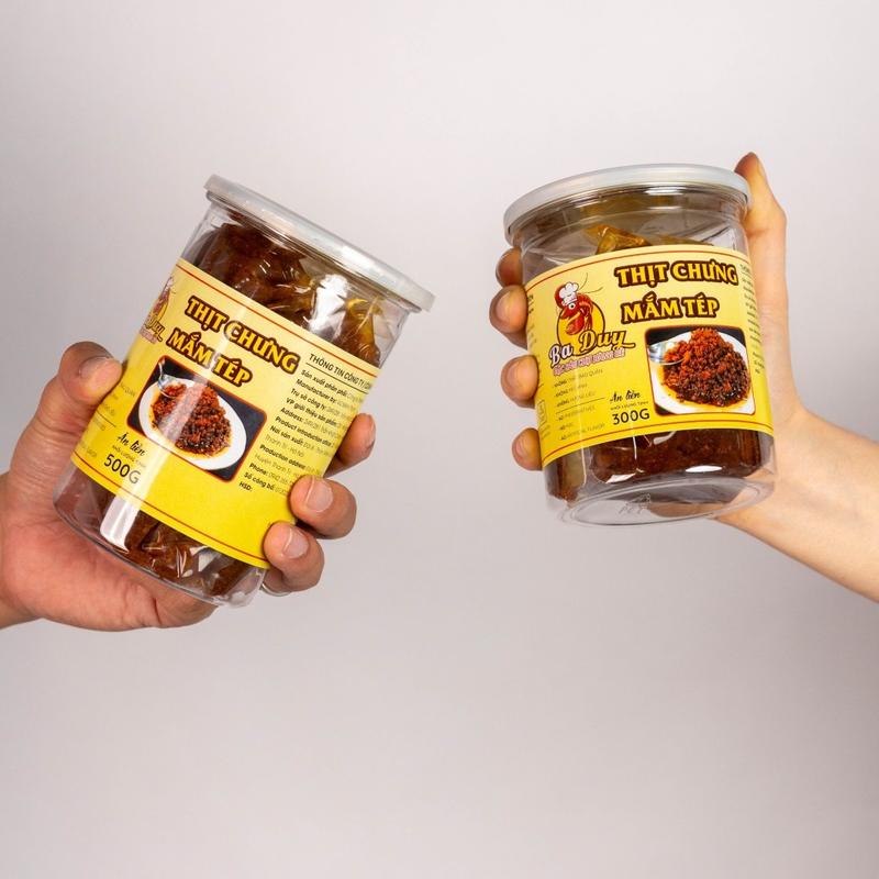 THỊT CHƯNG MẮM TÉP BA DUY 9