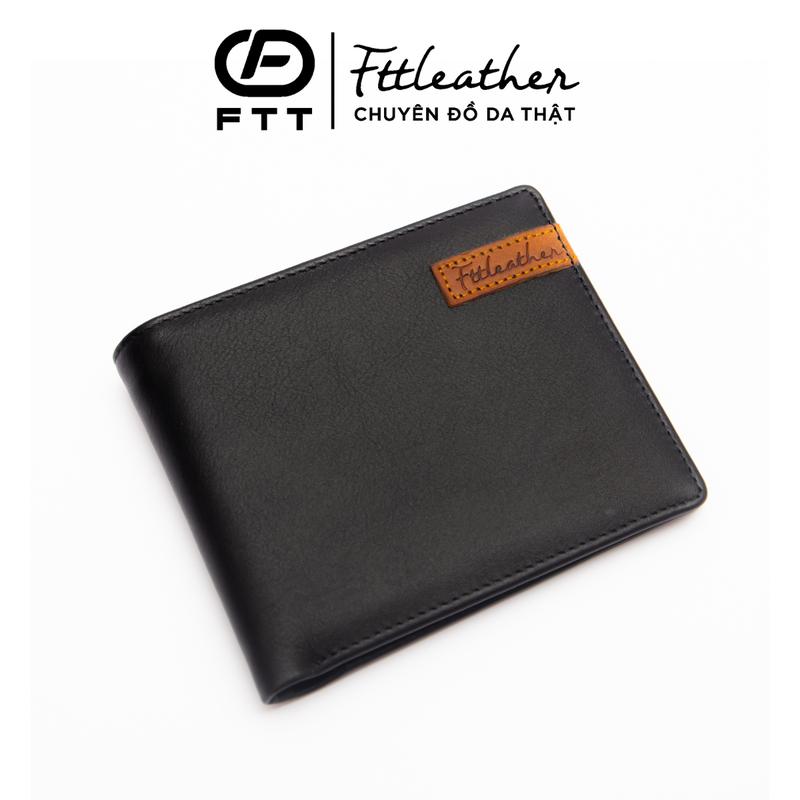  Ví nam da bò cao cấp Fttleather  bóp da nam chính hãng chất liệu da bò cao cấp có đủ túi xách hộp đựng - Mã 8039 - Trẻ trung bảo hành da thật Wallet Chữ Nhật Nhiều Ngăn Hình Chữ Nhật 