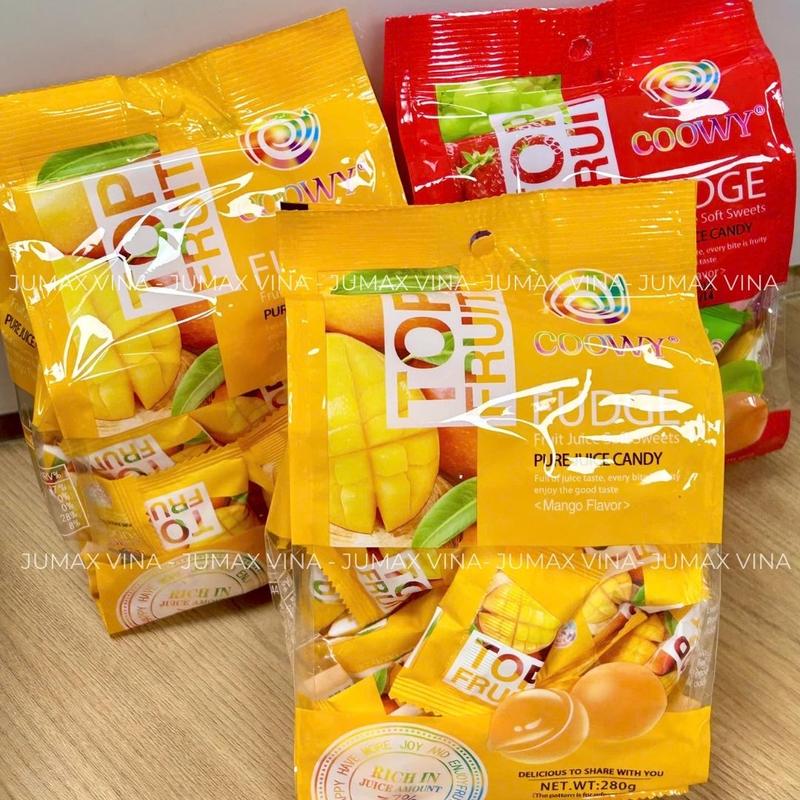 Kẹo dẻo trái cây Coowy TOP FRUIT COOWY xoài, hỗn hợp 280g 3