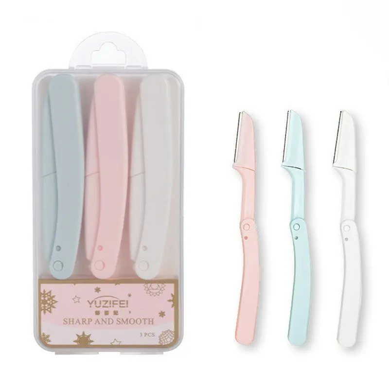Set 3 dao cạo lông mày YUZI sắc bén tiện lợi dòng cao cấp 1