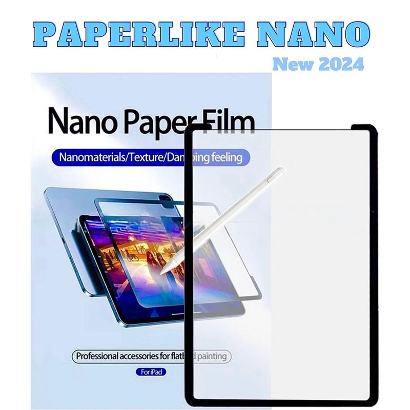 [Paperlike Nano] Miếng dán Paperfilm Paperlike Nano tháo rời dành cho iPad Pro M4/M2/M1, Air 4/5/6, Gen 7/8/9/10 nam châm nano full 4 cạnh viền, dễ dàng tháo lắp