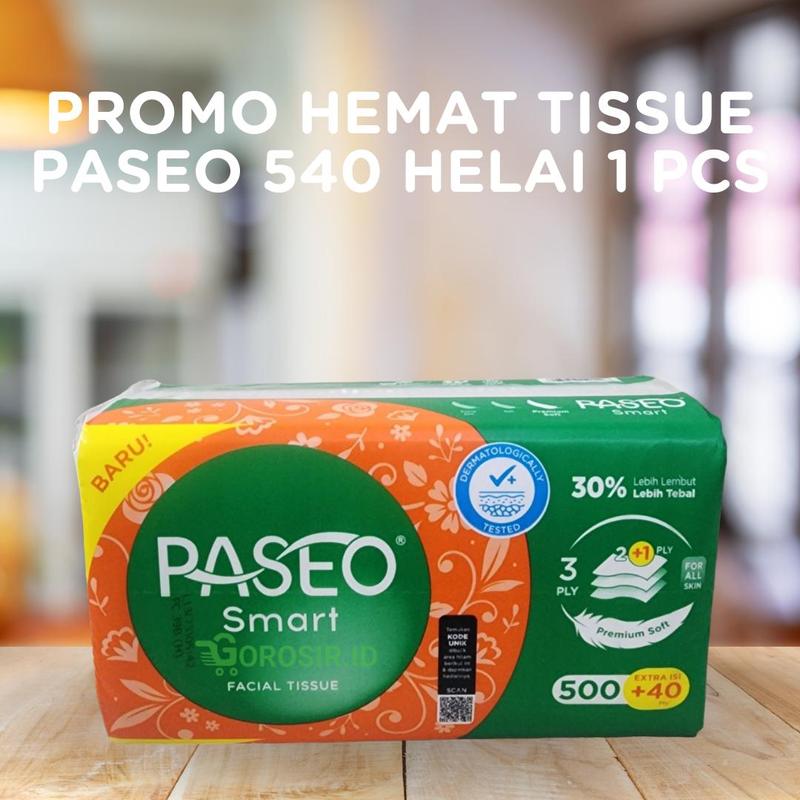 PASEO Smart Facial Tissue Soft Pack 540 Helai - 2 Ply - Shop | Tokopedia