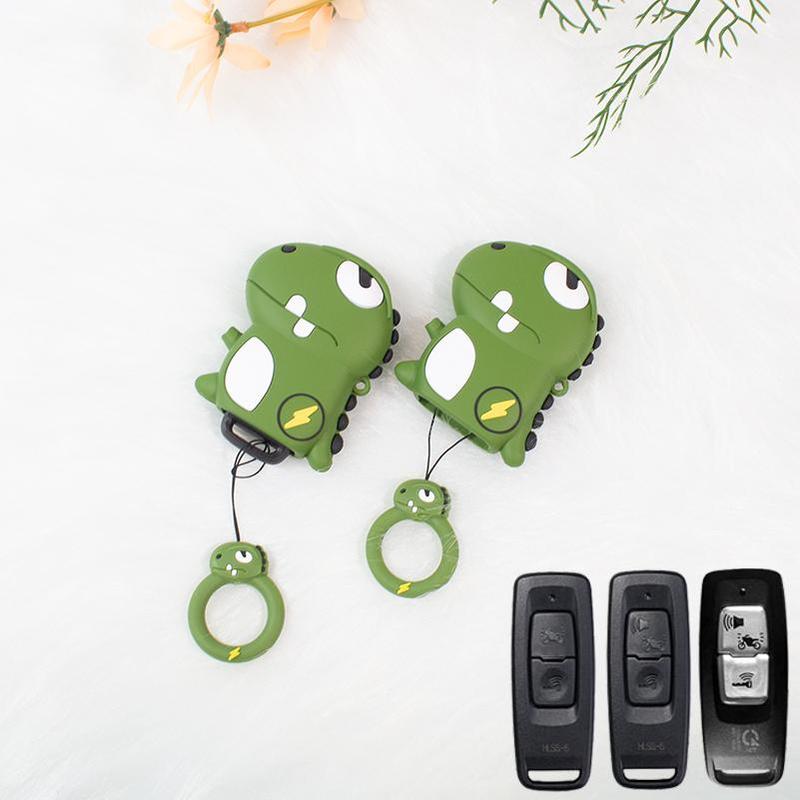 3. Bọc Bảo Vệ Chìa Khóa Smartkey Hình Khủng Long Cho Xe Honda Vision/Lead/Ablade/Sh Mode/SH125/SH150 Móc Khoá Móc Khóa Nội Thất scoopy