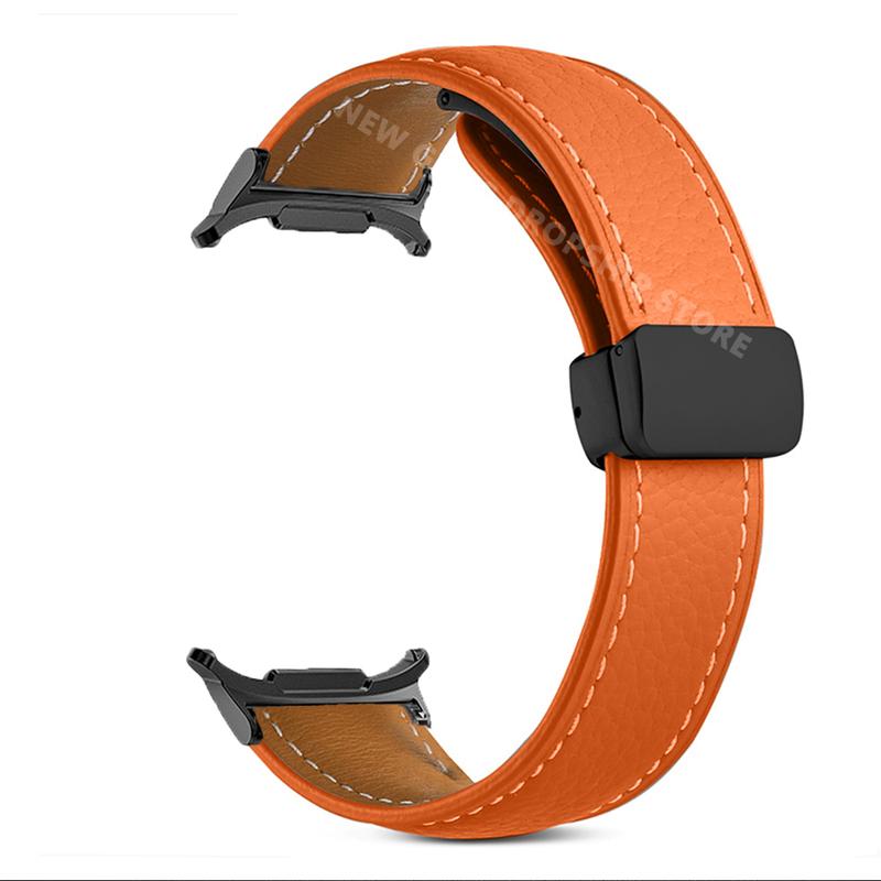 Product Introduction of No Gaps Band For Samsung Galaxy Watch Ultra 47mm Curved End Strap For GALAXY 7 ULTRA 47MM Men Leather Belt Correa Accessories 4