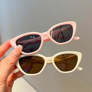 แว่นกันแดดเด็ก กรอบเรียบง่าย สีสันสดใส ทุกเพศ สไตล์เกาหลี Ins กรอบกลม แว่นกันแดดใส สไตล์ท่องเที่ยว มาใหม่