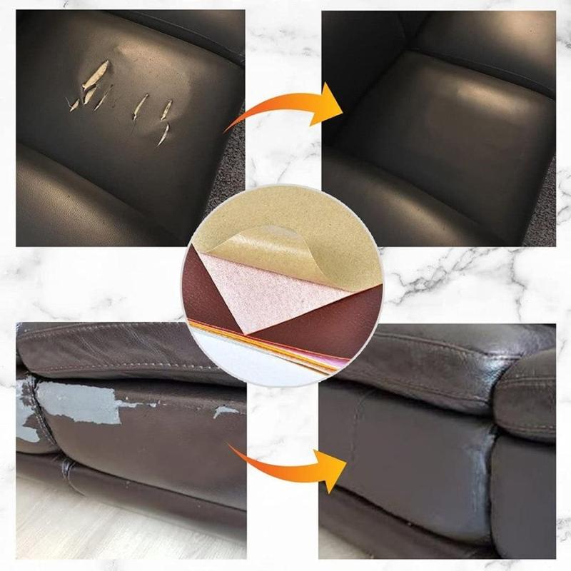 Product Introduction of Tambal Sofa Robek Kulit - Kulit Sofa Tempel - Karpet Kursi Sofa Meteran - Beige Kulit Sofa Langsung Tempel Perekat Tambalan Sofa Sobek 0