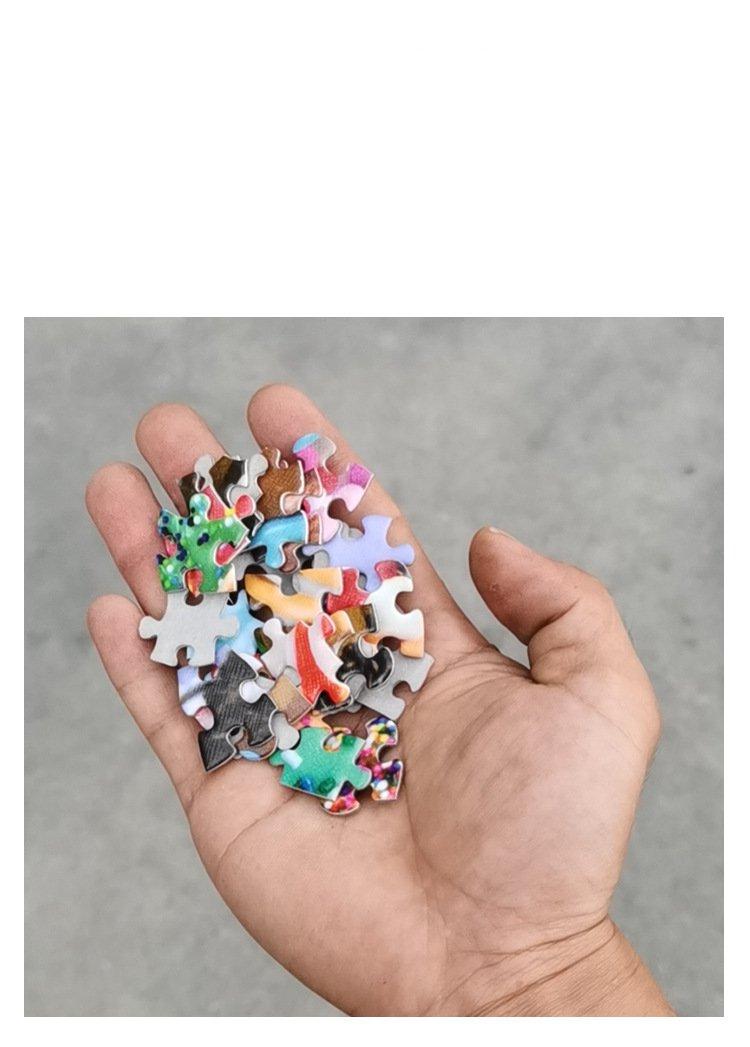 Product Introduction of Passengers Magnetic 3D Paper Puzzle 1000 Fidget Toys For Adults Children Over 7 years Old Board Game Decompression Toy 2