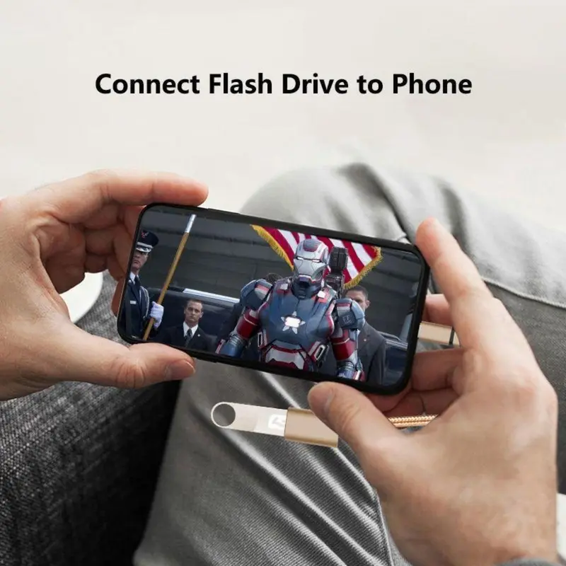Cáp Bộ Chuyển Đổi USB OTG, Thiết Kế 2 Trong 1, Bộ Chuyển Đổi Dễ Phối Đồ Cho Nhiều Thiết Bị, Bền Và Linh Hoạt, Thích Hợp Đi Du Lịch Và Sử Dụng 2