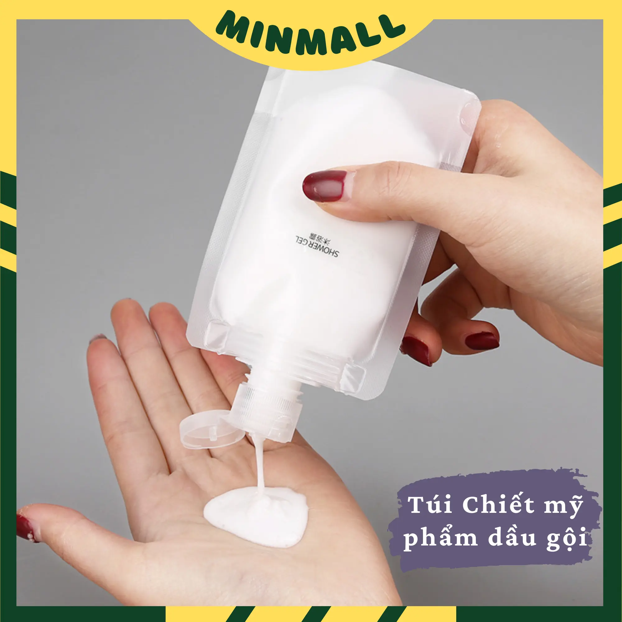 Túi Chiết Mỹ Phẩm Du Lịch, Túi Đựng Dầu Gội/ Sữa Tắm 30ml / 50ml / 100ml