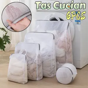 Vinnatsu 6PCS Tas Cucian Tiga Dimensi Laundry Bag Washing Net Laundry Bag Kantong Jaring Cuci Pakaian Mesin Cuci Mesin Cuci Tebal Washing Net Laundry Bag