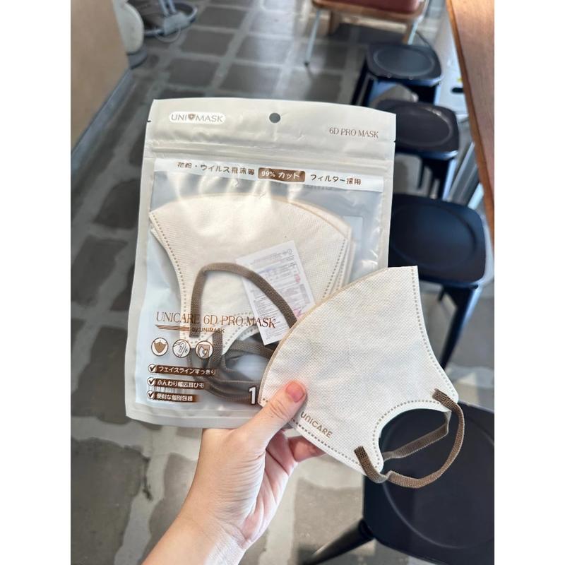 [Combo 200 chiếc tặng 10c] Khẩu Trang 6D Unicare Pro Mask kháng Khuẩn, Màu Thời Trang, Quai Êm Độc Lạ