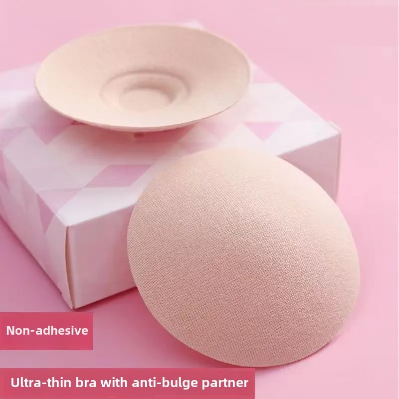 Non-Adhesive Cotton Breast Pads| Breathable Comfort Anti-Slip| Invisible Thin Pads for Sensitive Skin