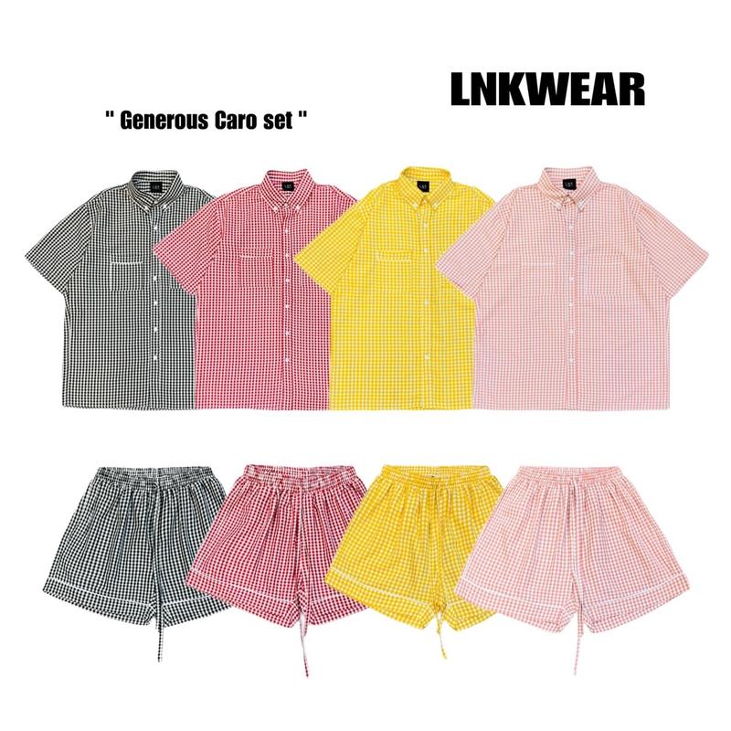 SET SƠMI VÀ QUẦN SHORT FORM NAM NỮ VẢI KATE LỤA Nhung Áo