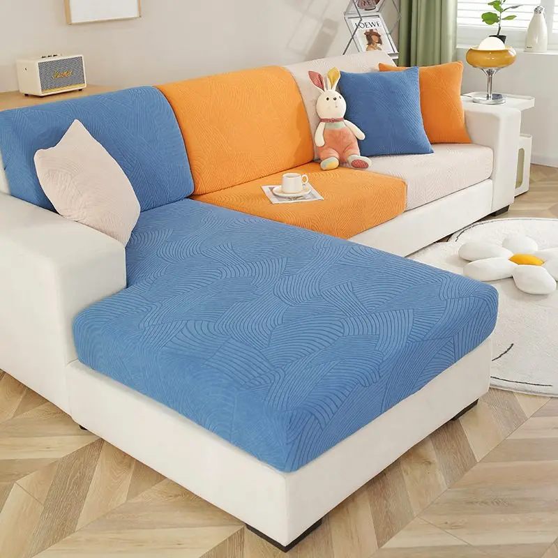 Stretch Couch Cover Velvet Sofa Cushion Covers Spandex Slipcover Chaise Longue Sofa Seat Cover
