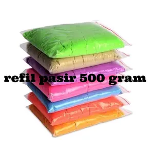 [COD] + Free Bubble wrap Refil Pasir Ajaib 500 Gram Murah / Pasir Anak Pasir Ajaib Refill / Refil Pasir Ajaib