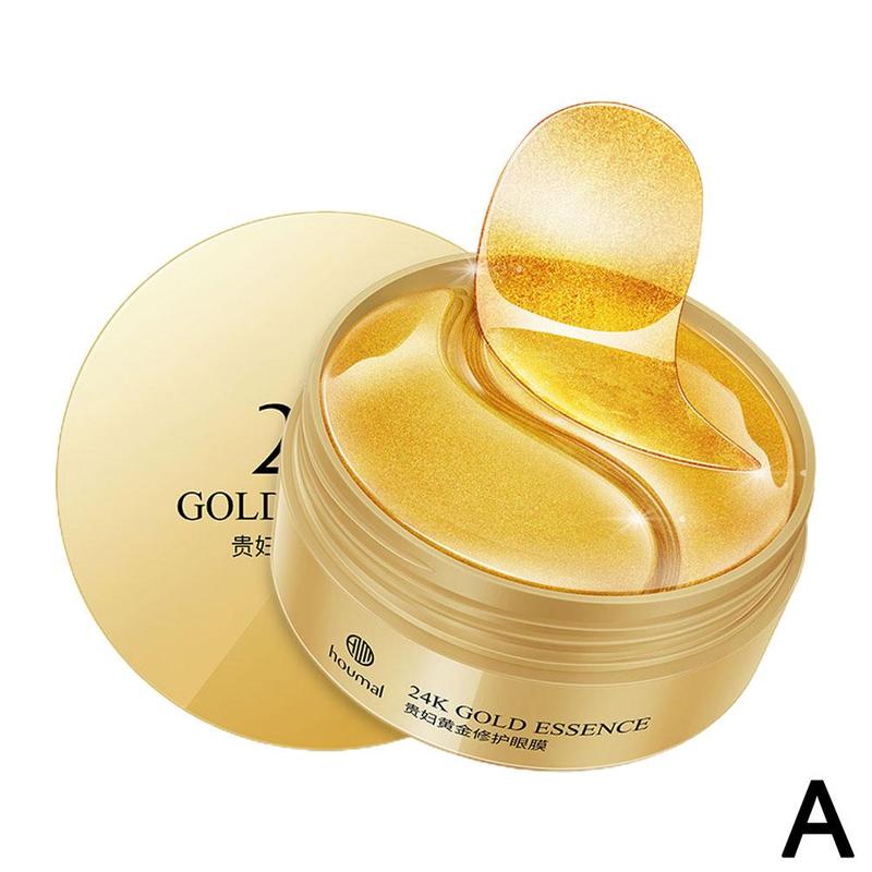 Product Introduction of 24K G60pcs Seaweed Eye Mask Collagen Hydrating Remove Dark Circles For Skincare Starter Face L0G2 Chamomile Moisturizer Hydrate Moisture 27