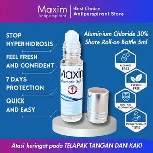 Maxim Antiperspirant Dabomatic 5ml | Untuk Keringat di Telapak Tangan dan Kaki