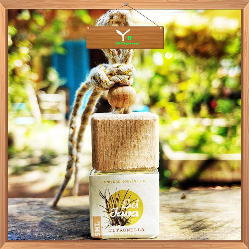 (Ưu đãi đặc biệt) Combo tinh dầu treo 5ml dùng Treo thơm phòng xe, Tặng 1 kim băng: Sả chanh, Cam, Quýt