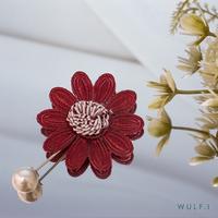 Gambar Wulfi Tuspin Bros Simple Maroon Aksesoris dari Wulfi Modest Kab. Bogor 5 Tokopedia