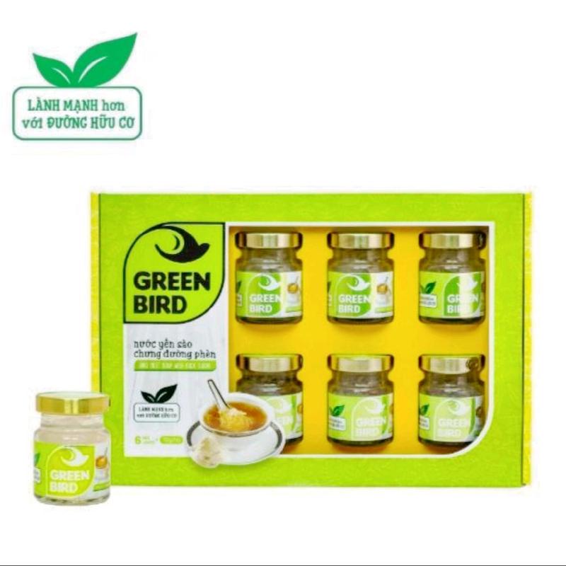 Hộp Quà Tặng 6 Lọ Yến Sào Chưng Đường Phèn Greenbird. Snack Ăn Vặt Food Candy Thức Ăn Lá Rong Biển Nuts giỏ quà tết 2025