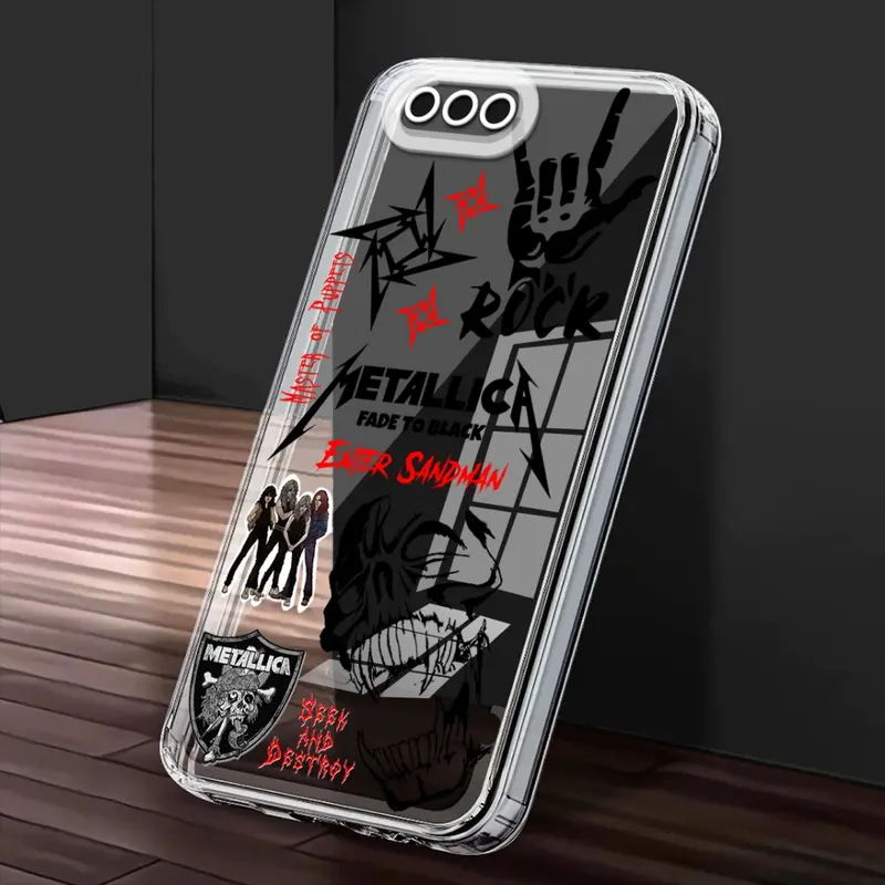 Casing Trand - SoftCase Clear Ready For Oppo A3s Oppo A1k Realme C1 Realme C2 Casing Bening GAMBAR METAL - MT27 5