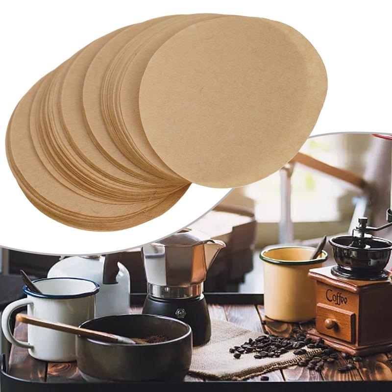 51 53 58mm 100Pcs Coffee Powder Bowl Filters for Espresso Maker White ...