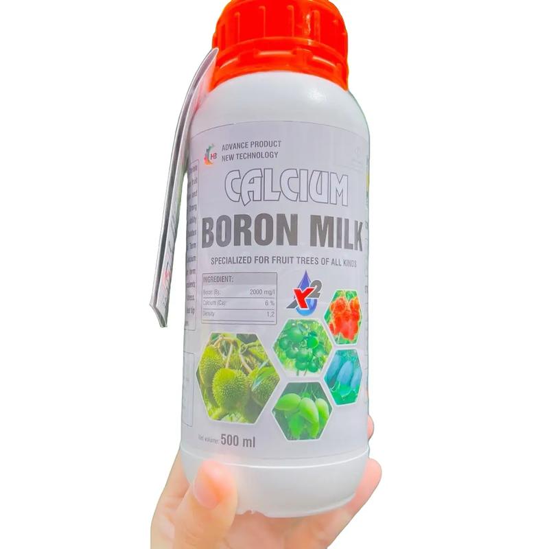 CANXI BO SỮA 500ml (hàng nhập khẩu có tem phụ tiếng Việt) - phân bón lá giúp chống rụng trái, tăng đậu bông, chống rụng bông...