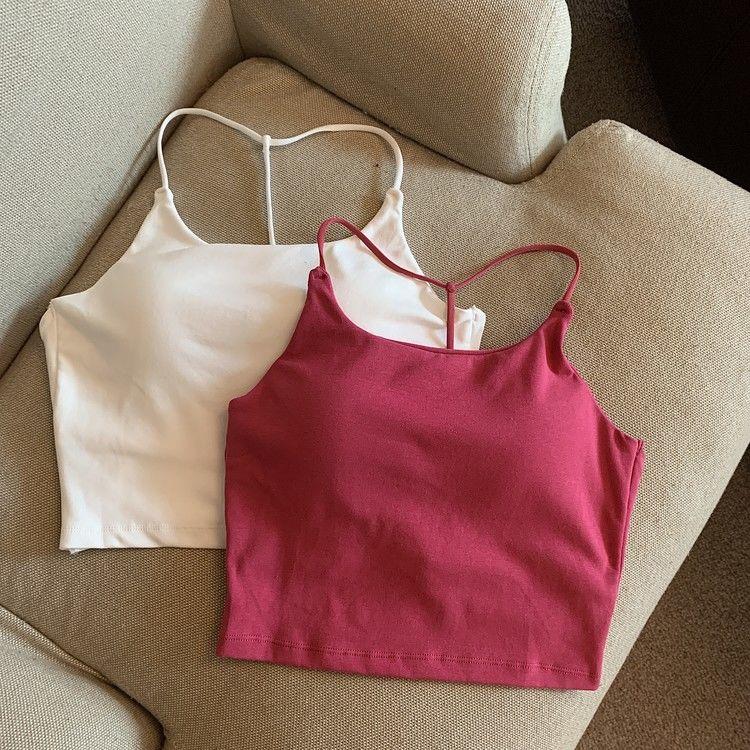 Product Introduction of Áo Vest Hai Dây Nhỏ Lưng Đẹp Cô Gái Nóng Bỏng Thuần Khiết, Đệm Ngực Nữ, Có Thể Mặc Ngoài Trời Và Trong, Thiết Kế Hở Lưng Mỏng, Áo Mặc Trong, Năm 2025 8