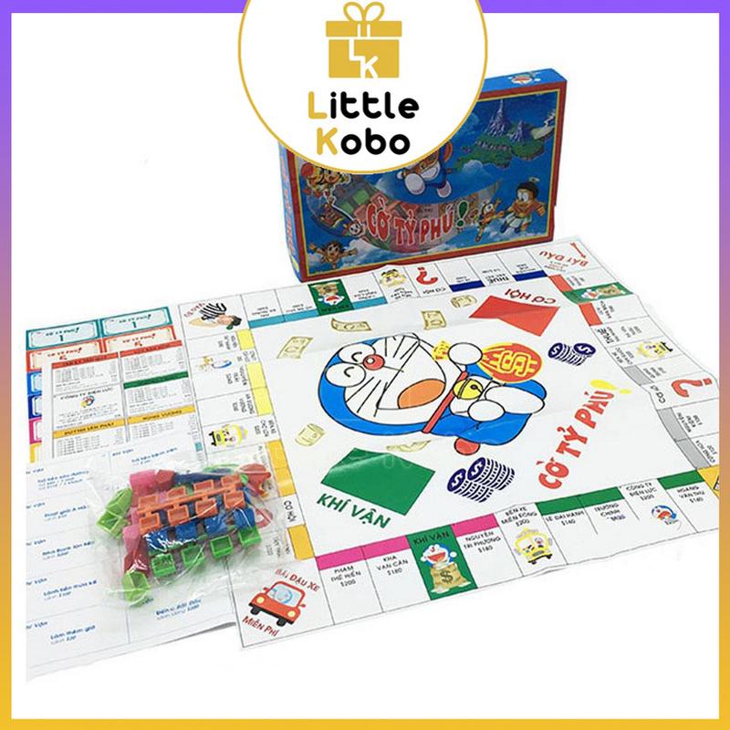 [Doraemon] Bộ Cờ Tỷ Phú Tỉ Phú Loại Đẹp Bản Doraemon Dễ Thương Đồ Chơi Trẻ Em Xả Stress Giải Trí Xúc Xắc Toys