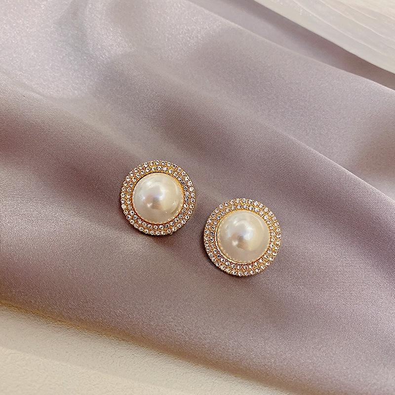 Bông tai đá phối ngọc cho nữ 1