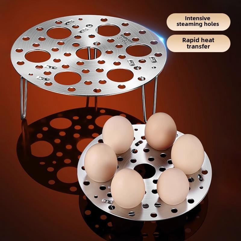 Foldable Stainless Steel Steamer Rack for Home Use, Pressure Cooker Steamer Rack for Kitchen, Handheld Steamer for Vegetables and Eggs 0
