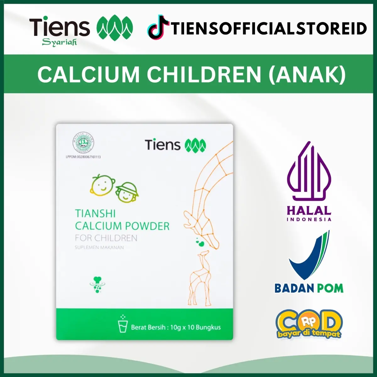 Tianshi Calcium Powder For Children - Peninggi Badan untuk Anak