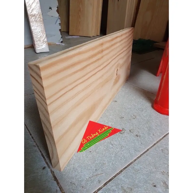 Tấm gỗ thông rộng 20cm x dày 2cm x dài 60cm-50cm-40cm-30cm dùng làm mặt bàn, mặt ghế...