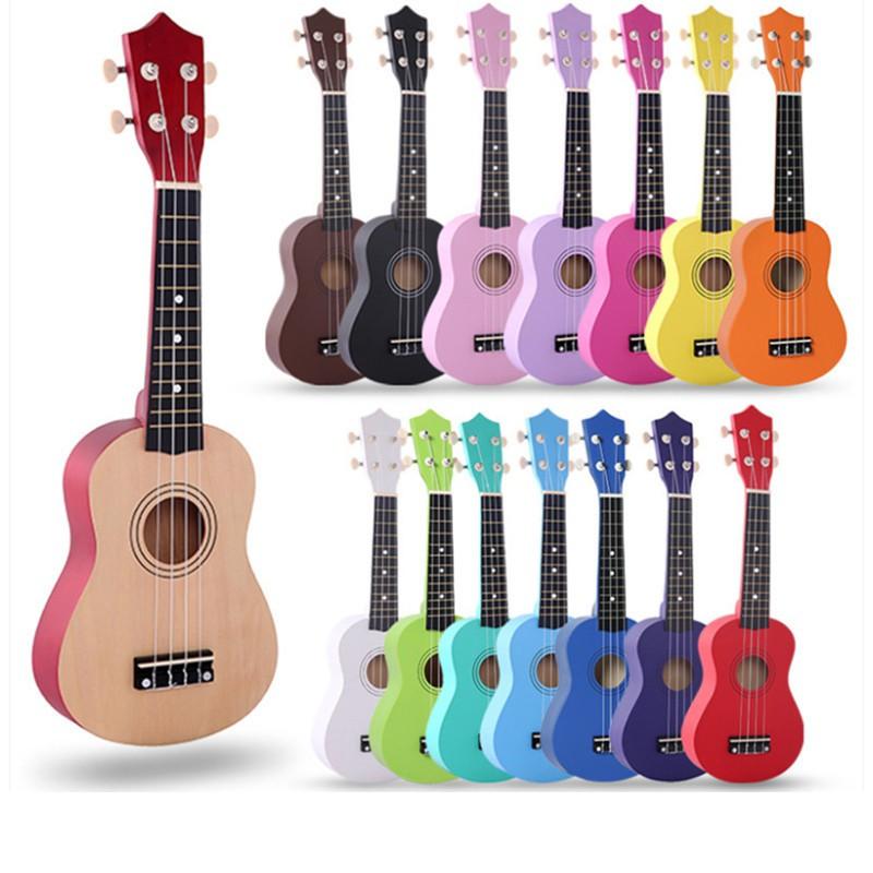 [Woim] ĐÀN UKULELE SOPRANO (MUA 1 TẶNG 5 PHỤ KIỆN KÈM THEO) Guitar MINI 4 DÂY SIZE 21 INCH 53 CM