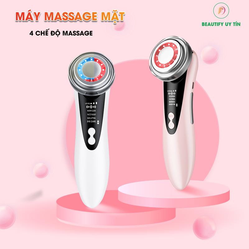 Máy Massage Mặt Đẩy Tinh Chất Máy Massege Cầm Tay Máy Nâng Cơ Mặt Làm Sạch Sâu.