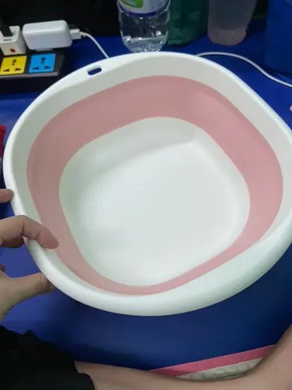 Chậu gấp gọn thau xếp gọn silicon rửa mặt tay chân đa năng dùng tại nhà, du lịch tiện lợi tiết kiệm diện tích không gian Welike 7