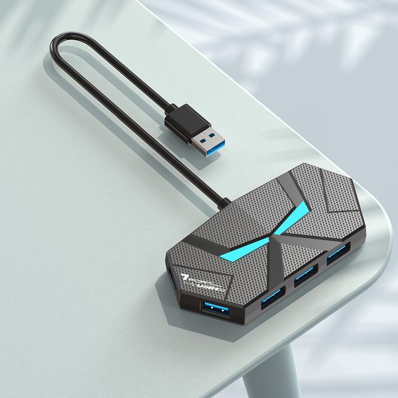 3.0USB Extender Expansion Dock One Drags Seven Port Hub Computer Notebook External USB Flash Drive Conversion Multifunctional 5