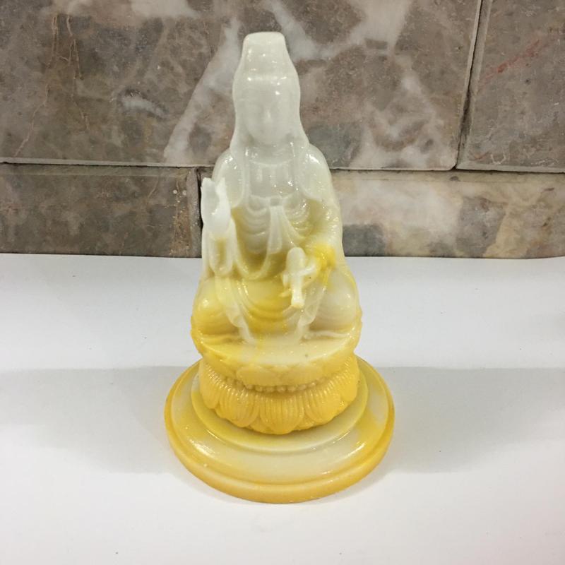 Product Introduction of Phật Bà Quan Âm màu vàng cao 12 cm 0